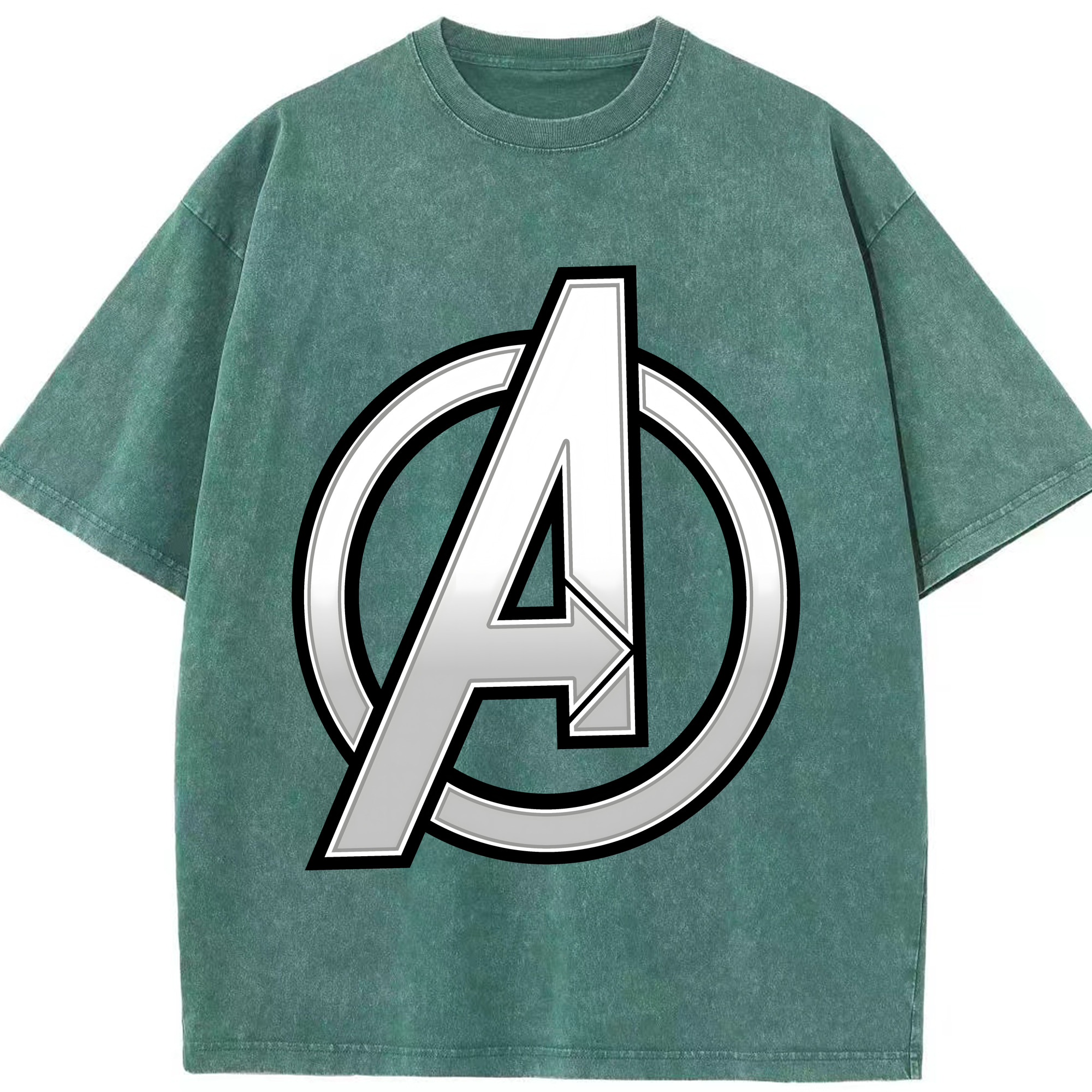 アベンジャーズ The Avengers 綿100% ヴィンテージ風 半袖Tシャツ（フロントプリント）